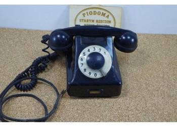 Telefon tarczowy B-613-106A – 1956 r. – aparat telefoniczny PRL – do renowa