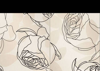 Dekor ścienny 2-elementowy Margot 1, Domino, 36 x 50, Tubądzin, płytki