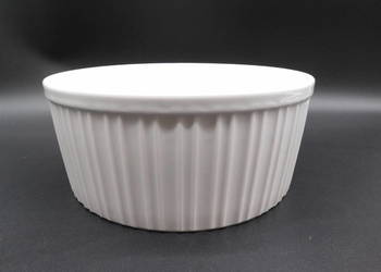 Ceramiczna biała miska