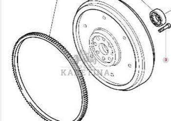 Massey Ferguson 7516 Koło Zamachowe CZĘŚCI V836773620 V836659026