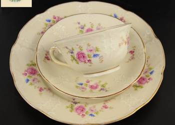 Zestaw śniadaniowy Maastricht Mosa Holandia lata 40/50te