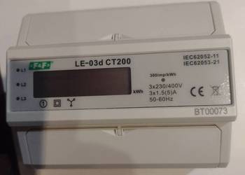 Licznik zużycia energii elektrycznej, podlicznik 3-fazowy