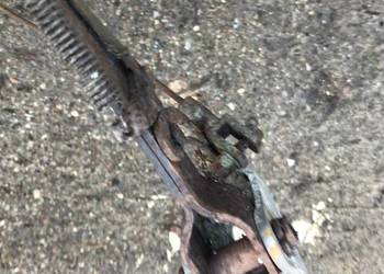 dźwignia hamulca ręcznego wraz z mechanizmem i linką do BMW 321, 327