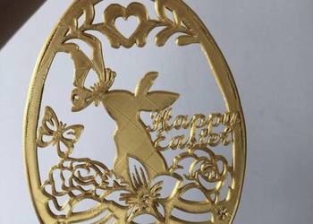 Witraż z obrazkiem wielkanocnym