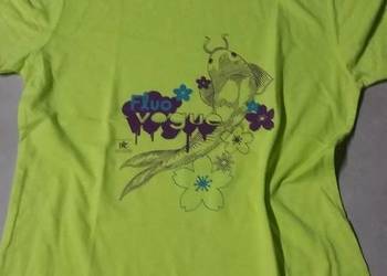 koszulka, bluzeczka, top, t-shirt, limonkowa