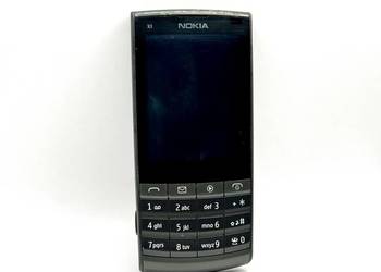 Telefon-smartfon Nokia X3-02 ciemnoszary: + ładowarka