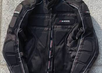 Kurtka motocyklowa letnia mesh 4Biker, męska, używana, z membraną