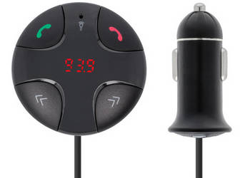 Transmiter FM Bluetooth z ładowarką samochodową wysyłka gratis