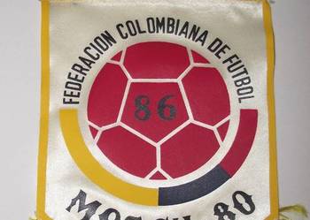 Kolumbijska Federacja Futbolu Moskwa 1980 proporczyk