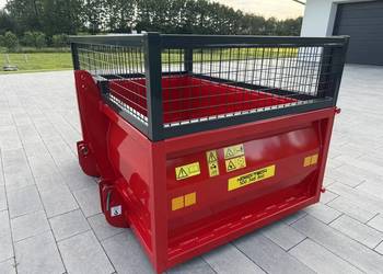 skrzynia transportowa na tył ciągnika tylny TUZ  z nadstawkami producent