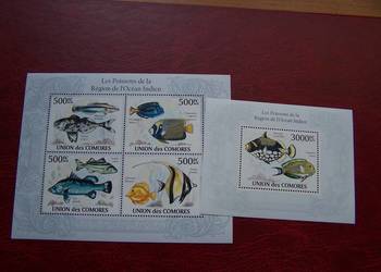 Komory 2010 MNH Fauna Ryby Oceanu Indyjskiego