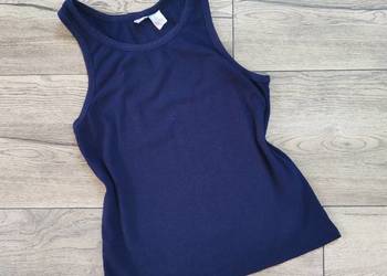 Sieteczkowa bluzka bokserka top Calvin Klein M