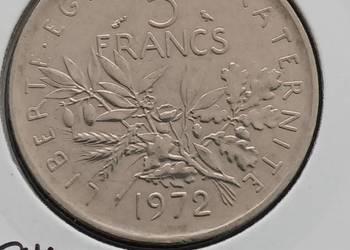 5 Franków Francja 1972 r.