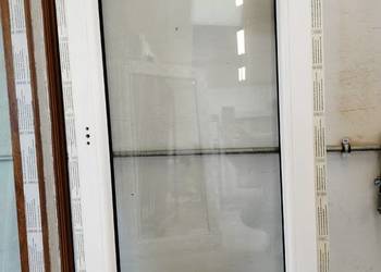 Okno PCV - 75,1 x 142,3  ZŁOTY DĄB OD ZEWNĄTRZ