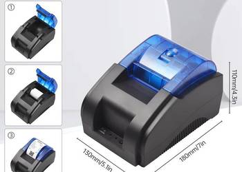 Drukarka termiczna POS BISOFICE VTR-T58W 58 mm USB Bluetooth