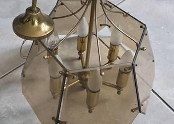 Lampa wisząca + trzy kinkiety