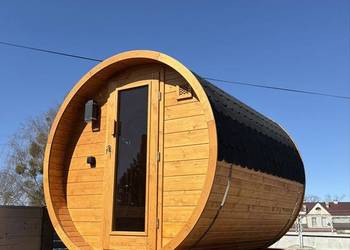 Sauna Ogrodowa 250 cm typu BECZKA