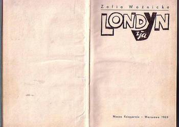 (6776) LONDYN I JA -  ZOFIA WOŹNICKA