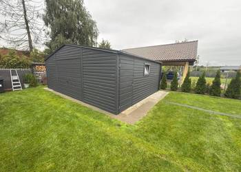 Garaż Blaszany 6x5 producent montaż gratis profil antracyt 3x5 4x6 4x7 6x6