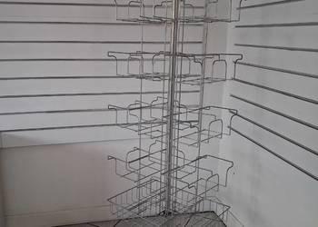 stojak ekspozytor metalowy obrotowy