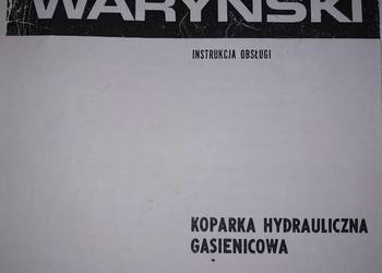 Koparka hydr.gąsiencowa K408 Waryński-Instrukcja obsługi DTR