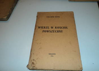 Tihamer Tóth Wierzę W Kościół Powszechny 1935r.