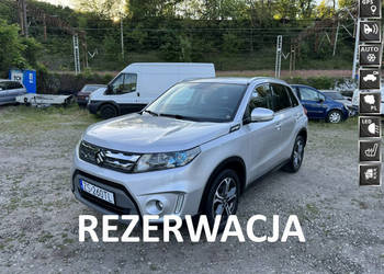 Suzuki Vitara 1.6i-120km-Bezwypadkowy-Navi-Kamera-Skóra-2xPDC-Keyless-GO-Ś…
