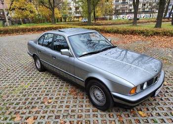 KLASYCZNE / ZADBANE BMW e34 520i Lachs Silver Metalic z NIEMIEC