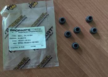 6x USZCZELNIACZ ZAWOROWY KUBOTA 15221-15153 6x USZCZELNIACZ ZAWOROWY KUBOTA 15221-15153