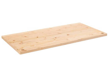 Blat biurka 110x55x25 cm lite drewno sosnowe WM-824460