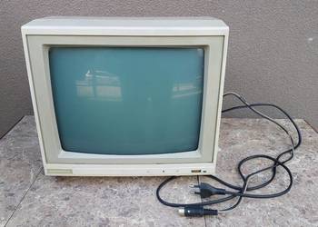 Stary monitor Commodore DM602/00E niesprawny