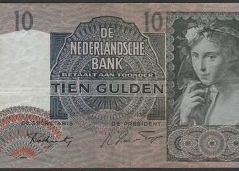 Holandia 10 guldenów 1942 - 1 BP