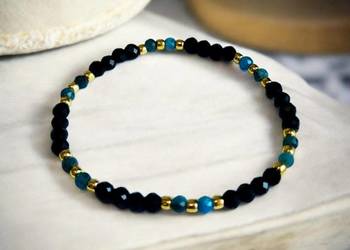 Bransoletka Apatyt i Turmalin