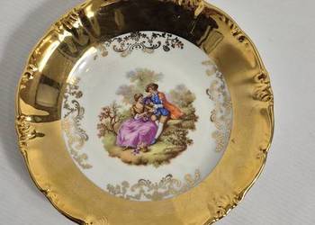 Talerz Kolekcjonerski Winterling Bavaria – Złocony, Scenka Fragonard
