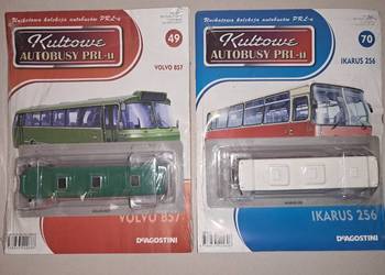 2x Kultowe autobusy Ikarus 256 i Volvo B57