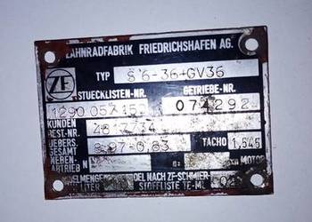 Skrzynia biegów ZF  8 biegów plus połówki