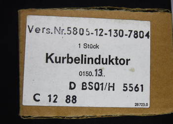 FF-0B/ZB1 Prądnica ręczna Kurbelinduktor 5805-12-130-7804