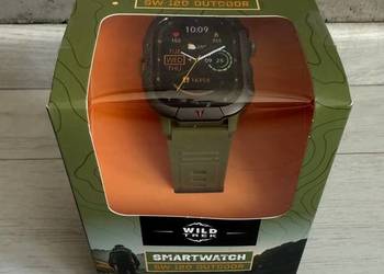 NOWY smartwatch zegarek zielony  SW-120 outdoor wild trek