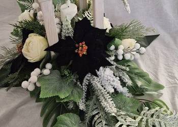 Stroik świąteczny dekoracja  na cmntarz