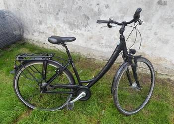 Zadbany rower miejski Pegasus, Nexus 8, Czarny Mat, Koła 28"