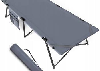 SKŁADANE ŁÓŻKO POLOWE TURYSTYCZNE KEMPINGOWE 214x70cm EVERADVANCED DO 200KG