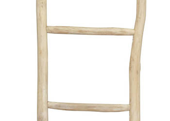 Wieszak-drabinka na ręczniki 5 szczebli teczyna 45 x 150 cm WM-244568