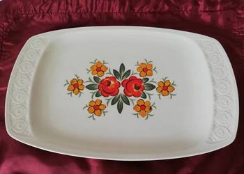 Półmisek  sygnowana porcelana Schirnding styl ludowy