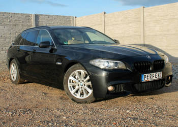 BMW 520 F10 F11 2.0 D 218 KM Automat BIXENON Skóra KAMERY Navi SERWIS Hak …