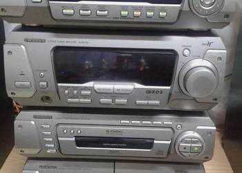 wieża HI-FI TECHNICS 750 zestaw 5xCD 2xkaseta procesor amplituner
