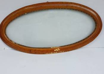 Stara Owalna Rama Z Szybą