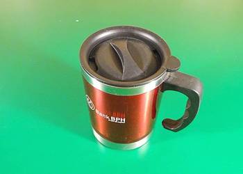 KUBEK TERMICZNY PODRÓŻNY - 400ml - na kawę, herbatę - pojemny, szczelny z p