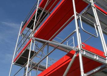 NOWE Rusztowanie fasadowe 216 m²  typ plettac