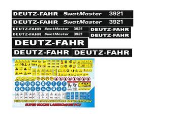 Naklejki deutz fahr swatmaster 3921 mocne zamienniki