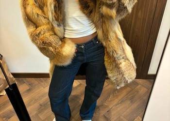 Futro naturalne vintage rozmiar M